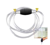 Pompa di trasferimento manuale - Pompa a sifone portatile in PVC trasparente | ideale per olio, acqua, carburante, tagliasiepi, moto, auto