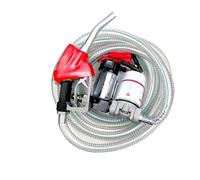 Pompa di travaso carburante, Pompa elettrica 'olio 12V / 24V / 220, pompa autoadescante arresta automaticamente l'erogatore di carburante a pompa 'olio elettrica(DC12)