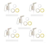 Pompa dispenser per salsa di pomodoro a tenuta stagna con manico, controllo di precisione delle porzioni da 2 ml, sigillata in ABS/PP e a prova di umidità per ketchup, soia, bottiglie di salsa di