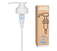 Pompa Dispenser Per Sapone e Disinfettante Per Le Mani. ideale Per Contenitore Di 5 Litri. Tappo a Vite 38mm. Fornisce Una Dose Da 4ml Ideale Per Gel Igienizzante Per Le Mani e Sapone Liquido