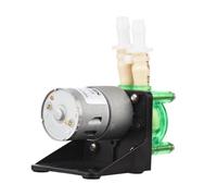 Pompa dosatrice 12V/24V peristaltica Mini pompa for liquidi for acqua BPT Tubo autoadescante 700 ml/min for acquario Laboratorio Pannello L Stile Uso industriale(12V)