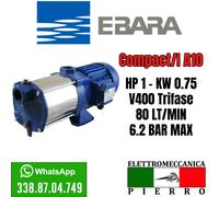 POMPA EBARA COMPACT SUPER SILENZIATA AM-BM CENTRIFUGA MULTISTADIO V230-400
