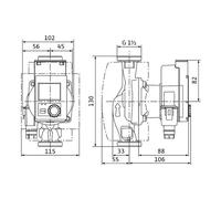 Pompa Efficiente Wilo Stratos PICO Plus 25/0,5-4-130,G11/2,20W
