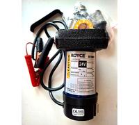POMPA ELETTRICA 200W TRAVASO GASOLIO E OLIO CON INGRANAGGI 40 LT/MIN - 24V -