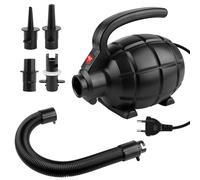 Pompa Elettrica 600W, Pompa di Aria Elettrica, Pompa Elettrica Portatile con 4 Ugelli,Gonfiaggio e Sgonfiaggio, per Materasso Gonfiabile Materassini Piscine Gonfiabili Anello di Nuoto