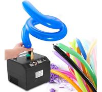 Pompa elettrica a palloncino con timer digitale e contatore, funzionamento ultra silenzioso per decorazione, sport e regali