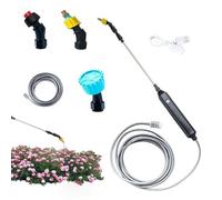 Pompa Elettrica A Spruzzo | Irrigatore Elettrico Per Giardino E Cortile - Kit per Giardino con per Irrigazione di Prati, Terrazzi e Aree Esterne
