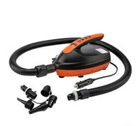 Pompa elettrica con schermo LCD per gonfiare in modo efficiente materassi ad aria, tavole da paddle e altro ancora, 12 V, con 6 ugelli