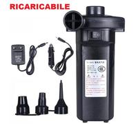 Pompa elettrica d'aria ricaricabile per spiaggia e campeggio gonfiare gonfiabili