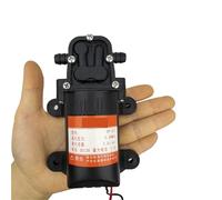 Pompa elettrica for acqua agricola DC 12V 70PSI 3,5L/Min 0,48Mpa, nera, micro pompa ad alta pressione a membrana, spruzzatore for acqua, autolavaggio(DC12V Pump)