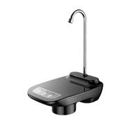 Pompa elettrica for erogatore d'acqua portatile automatica USB da tavolo, pompe for acqua con secchio e canna, pompa universale for bottiglie da bere WL(M3 bright black)