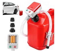 Pompa elettrica per benzina per tanica con arresto automatico - Pompa per carburante, pompa per aspirazione olio per benzina, diesel e olio, pompa per travaso carburante, pompa diesel portatile per