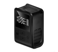 Pompa elettrica per bici con pressione dei pneumatici preimpostata, display digitale e gonfiaggio rapido, compatibile con moto, biciclette e pneumatici per attrezzi sportivi (nero)
