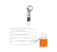 Pompa elettrica per doccia impermeabile IPX7 con schermo LCD ricaricabile portatile