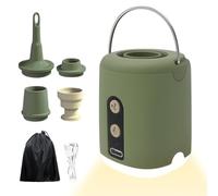 Pompa elettrica per gonfiabili e sgonfiaggio, pompa ad aria elettrica con luce LED, 1600 mAh, gonfiatore portatile e sgonfiatore con 4 ugelli per materasso, galleggianti per piscina, sacchetti