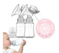 Pompa elettrica per il latte, pompa elettrica portatile per infermieristica | Pompe di estrazione ricaricabili con 2 bottiglie di latte | Modalità multiple, tiralatte a basso rumore per neo mamme, mam