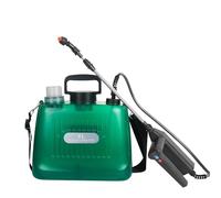 Pompa Elettrica per Liquidi 8L Pompa Irroratrice a Batteria Spruzzatore a Spalla a Batteria Ricaricabile per Piante Nebulizzatore Elettrico per Giardino Frutteto (7.4V 3 Velocità Verde)