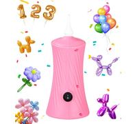 Pompa Elettrica per lunghi Palloncini,30W Gonfia Palloncini Elettrico,Pompa Per Palloncini Portatile, per Festa, Nozze, Compleanno e Decorazioni di Festa,Rose