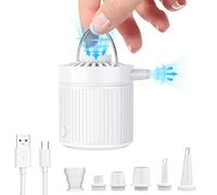 Pompa Elettrica per Materasso Gonfiabile, Mini & Leggero Gonfiatore Elettrico Portatile, Pompa Sottovuoto, Adatto per il Campeggio, Viaggiare a Piedi, Materasso, Piscina Gonfiabile, Anello di Nuoto