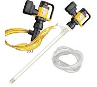 Pompa elettrica per olio con batteria ricaricabile da 36 V, grande pompa di aspirazione per diesel, gas, cherosene, tubi PVDF