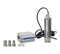 Pompa elettrica per olio e pompa dell'acqua per batterie agli ioni di litio da 21 V, lega di alluminio, motore da 100 W, portata 20-30 l/min, grigio (38 pump 5 m pipe)