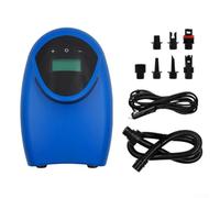 Pompa elettrica per pagaia, 20 PSI 12 V CC, compressore d'aria portatile con funzione di spegnimento automatico e sgonfiaggio, per kayak e barche (2023A blu)