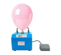 Pompa elettrica per palloncini, 6600 mAh, con display LCD e funzione di conteggio, gonfiatore compatto con controllo a pedale, per matrimoni, compleanni
