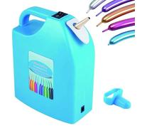 Pompa elettrica per palloncini, ricaricabile, portatile, con borsa a tracolla, per palloncini standard e modellabili, design leggero per compleanni, matrimoni e decorazioni per feste