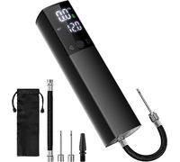 Pompa A Sfera Elettrica, pompa automatica portatile per il gonfiaggio rapido dei Palla con manometro preciso e display LCD digitale per basket, calcio, pallavolo (2 aghi e 1 ugello)