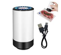 Pompa elettrica per sottovuoto, pompa a vuoto portatile per sacchetti di stoccaggio, soluzione USB per organizzare i bagagli per trapunte alimentari, traslochi, campeggio, zaino in spalla, nuoto