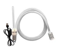 Pompa elettrica per trasferimento acqua Pompa per erogatore acqua autoadescante con tubo in silicone da 78, 7 pollici per imbottigliamento di vino, birra e kombucha, 1, 5 l/min elettrica Acq