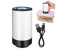 Pompa elettrica per vuoto, 1 set di pompe elettriche per sacchetti, mini pompa a vuoto, aspirazione, strumento di funzionamento tramite USB, per organizzare bagagli, biancheria da letto, trapunte