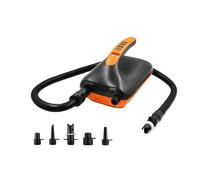 Pompa Elettrica, Pompa for tavola da 20 PSI con spegnimento automatico, pompa dell'aria elettrica con display LCD, pompa for tavola da paddle surf(Oranje)