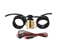 Pompa elettrica portatile benzina pompa autoadescante serbatoio | carburante per auto cavo di alimentazione 2m tubo 4m 12V 24V(Golden 24V,Pump 4m Plug 2m tube)