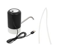Pompa Elettrica Portatile per Acqua in Bottiglia, USB 5v 5w | Funzionamento Silenzioso, Design Semplice Nero, Cavo USB Incluso, per Studenti, Anziani, Campeggio e Picnic