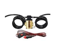 Pompa elettrica portatile per benzina e, pompa autoadescante | distributore di olio, cavo di alimentazione da 4 m, alta potenza, 12V(Golden 12V,Pump 4m Plug 2m tube)