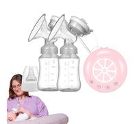 Pompa elettrica portatile per l'allattamento al seno, doppie pompe per latte per allattamento | Mungitrice con tiralatte per uso alimentare,Tiralatte portatile a più modalità, a basso rumore per l