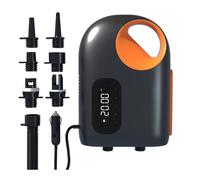 Pompa Elettrica Portatile per Tavole da Paddle 20PSI Compressore d'Aria 18000mAh 6 Bocchettoni