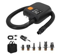 Pompa Elettrica Portatile Ricaricabile per Paddle Board, con Torcia A LED, 9700