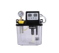 Pompa elettromagnetica per lubrificazione, Pompa olio lubrificante CNC DCR50 0.5L 1L 2L 220V elettromagnetica con manometro(2LnNoPressure Gauge)