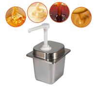 Pompa Erogatrice per Salse, Bottiglia per Condimenti, 2,3 L, Strumento Manuale