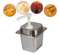 Pompa Erogatrice per Salse, Bottiglia per Condimenti, 2,3 L, Strumento Manuale