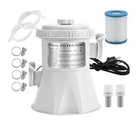 Pompa Filtro Piscina 1136 L/h Potente Portatile Acqua Chiara