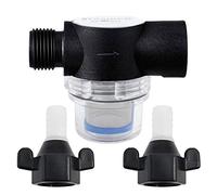 Pompa Filtro Universale Inline Rete Colino Pompa Acqua Irrigazione Trasparente Acqua Pre-Filtro Giardino Irrigazione Strumento di Irrigazione Acqua Pompa depurazione Pipeline da Giardino