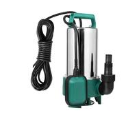Pompa For Acqua In Acciaio Inox Sommergibile For Drenaggio For 1.100 W 16500 L/h Interruttore A Galleggiante Da 35 Mm Alta Efficienza Completezza