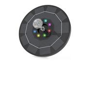 Pompa for fontana solare Kit for irrigazione di piante a risparmio energetico Fontana solare colorata Fontana for bagno di uccelli Piscina esterna Decorazione da giardino(16cm Colorful Solar)