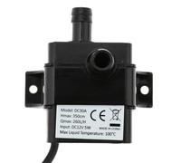 Pompa for fontana Ultra-silenziosa DC12V 5W Brushless Pompa for olio for acqua Impermeabile sommergibile Acquario Circolante 260L/H Sollevamento 350cm