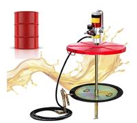 Pompa for Grasso ad Aria compressa for fusti da 55 galloni, Scarico da 0,85 l/min, Rapporto di Pressione 50:1, Include Tubo da 16 Piedi e Pistola for Grasso, Pompa for Grasso pneumatica