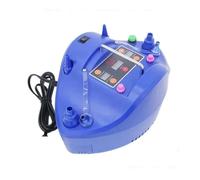 Pompa for palloncino elettrica di precisione, gonfiatore quantitativo for con interruttore a pedale contatore timer digitale,Alta Efficienza(Blauw)