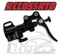 Pompa Freno a Pollice Accossato Leva CURVA nuova alluminio -senza staffa support